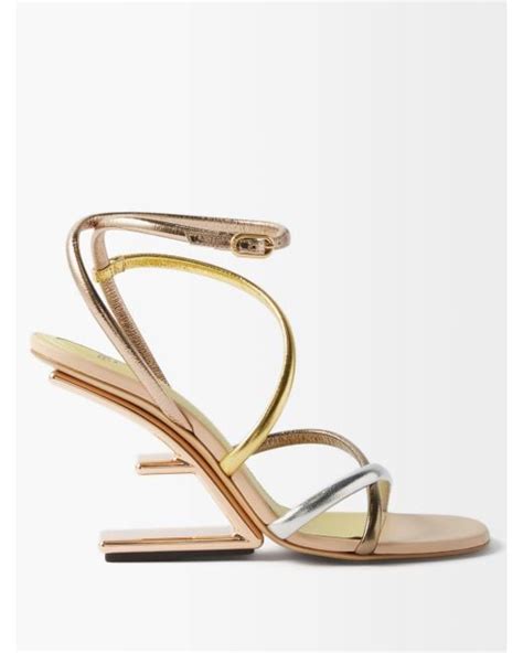 fendi sandals cream|Fendi high heels sandals.